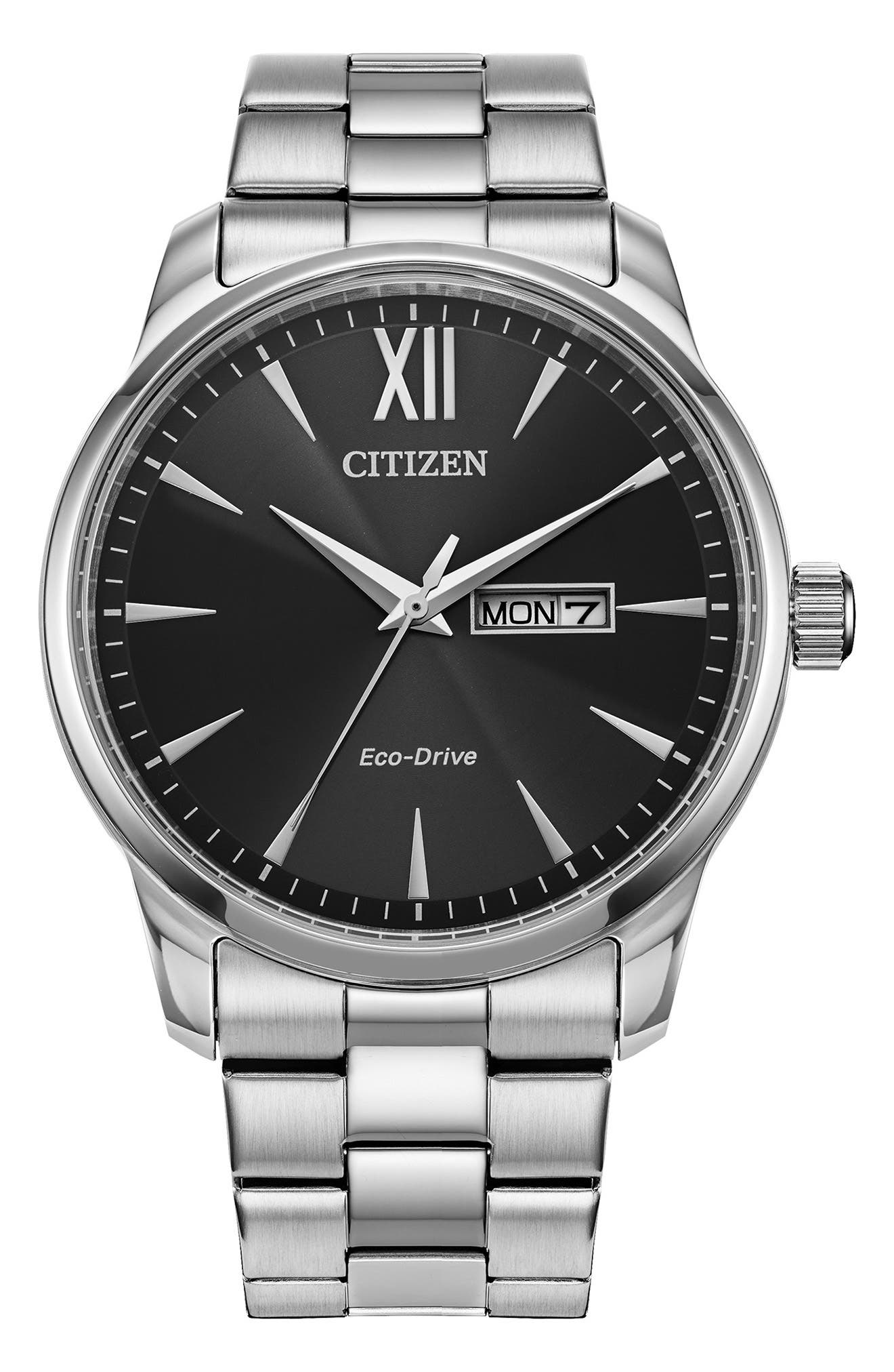 Citizen Classic Eco-Drive Bracelet Watch, 42mm