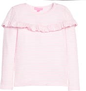 BISBY Kids' Front Ruffle Emily Top