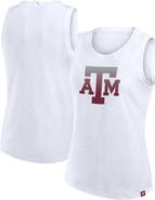 FANATICS Women's Fanatics White Texas A&M Aggies Activate Slub Tank Top