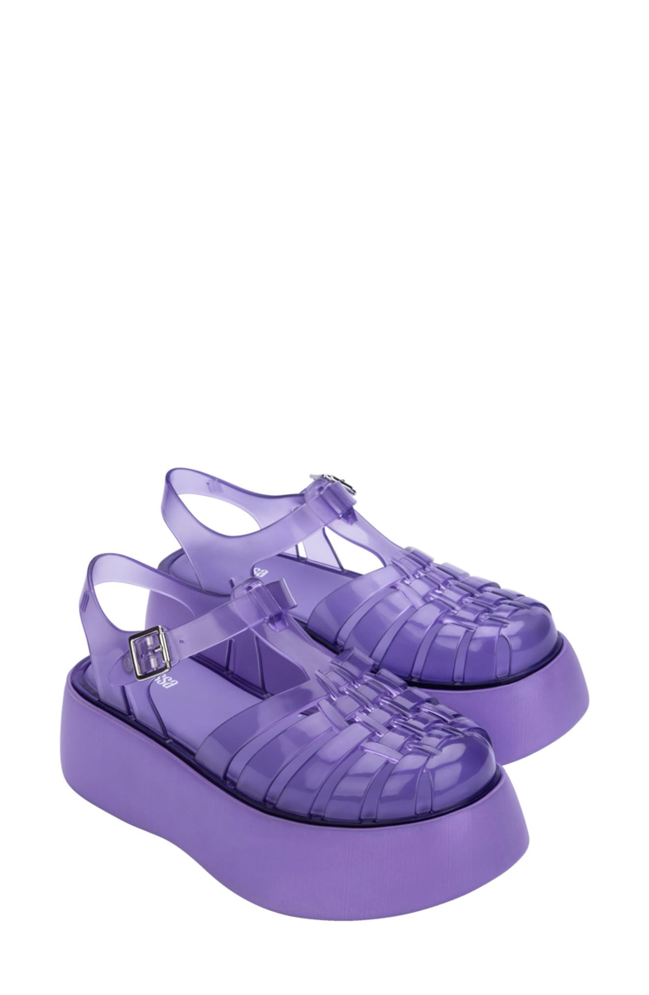 Melissa Possession Plato Platform Jelly Sandal, Main, color, 