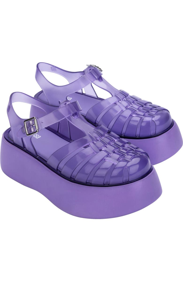 Melissa Possession Plato Platform Jelly Sandal, Main, color,