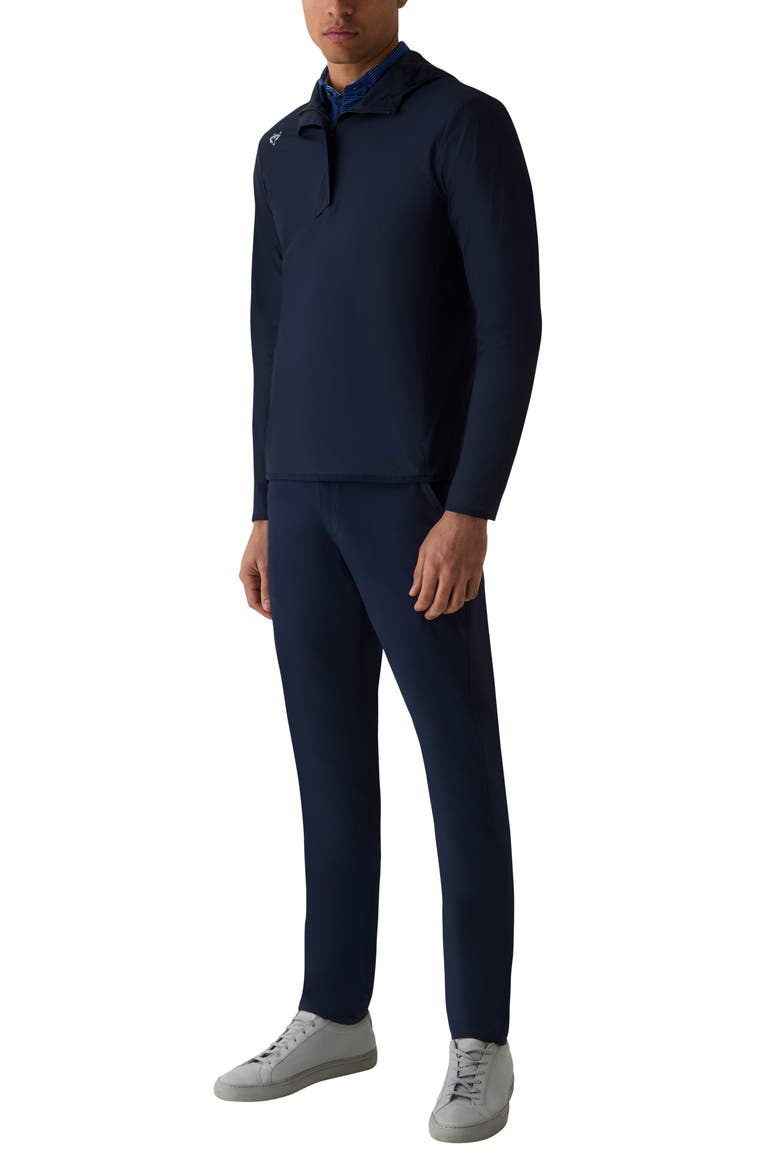 Newago Water Resistant Hooded Golf Jacket, Alternate, color, MALTESE BLUE