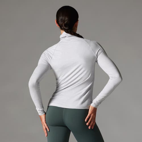 Tavi Brushed Tec Knit Chill Turtle Neck In Gray