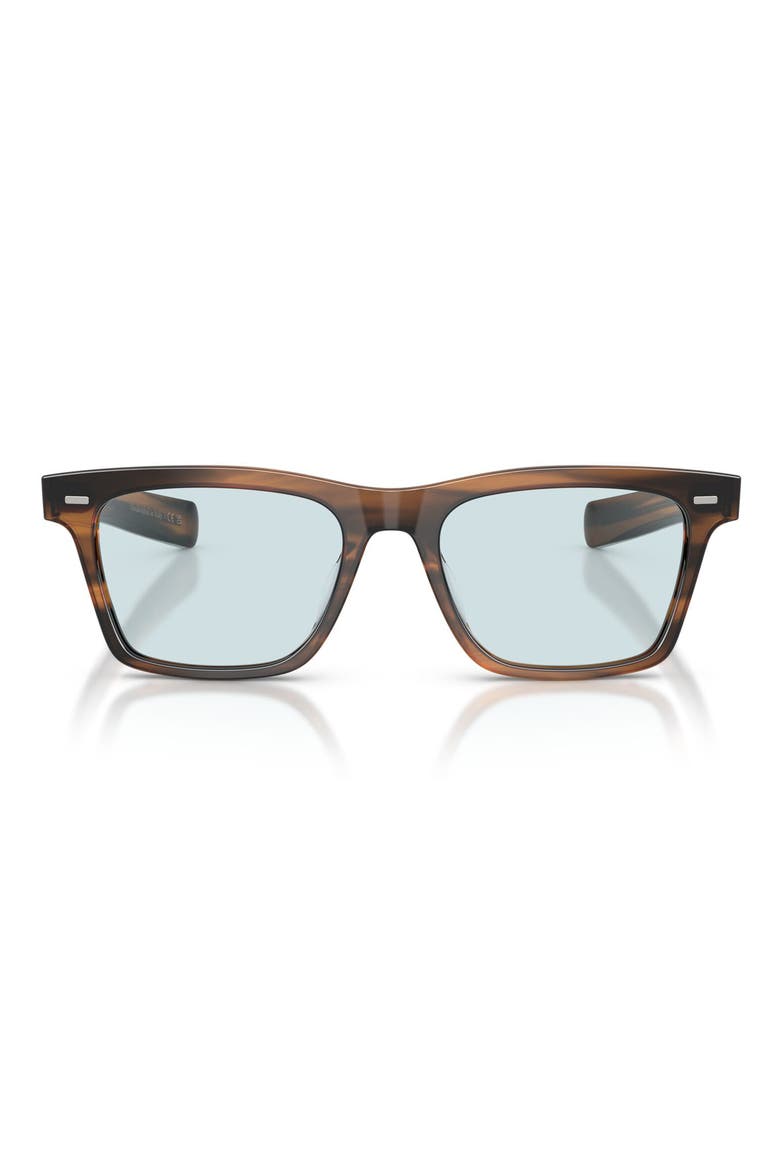Maestro 51mm Pillow Sunglasses, Main, color, TUSCANY TORTOISE / SKY BLUE