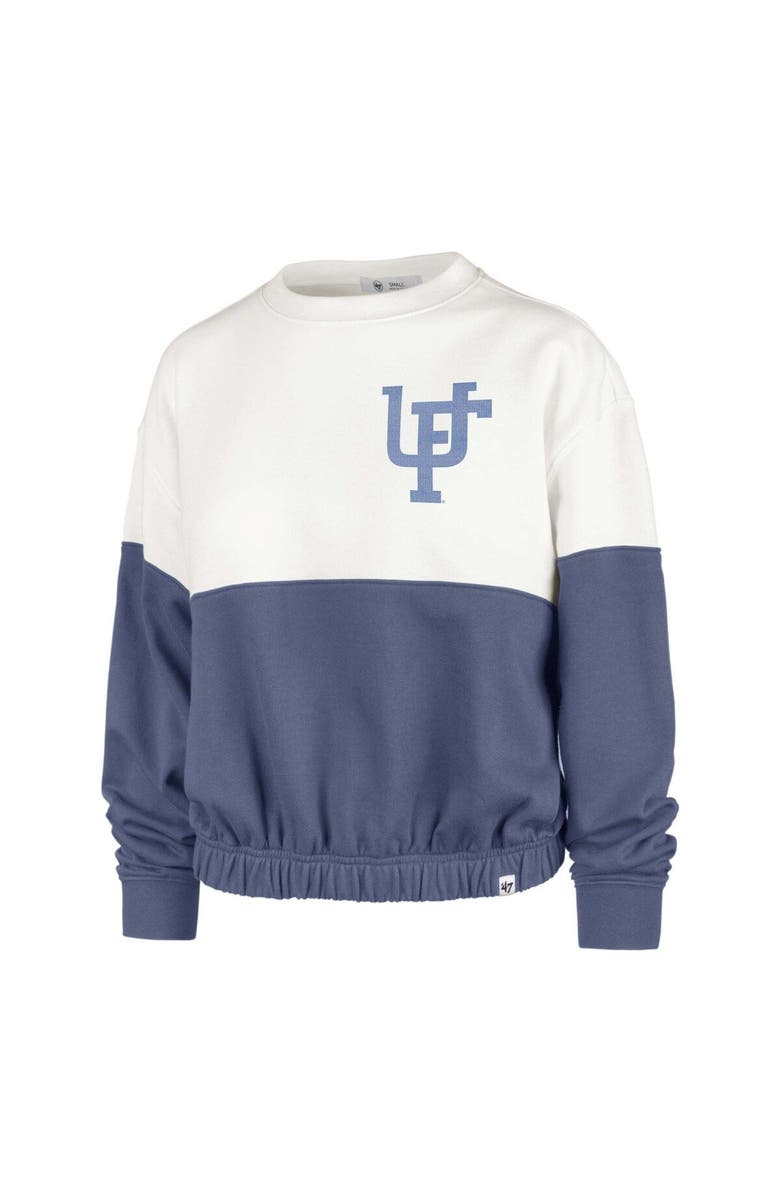 '47 Women's '47 White/Royal Florida Gators Take Two Bonita Pullover Sweatshirt, Alternate, color, White