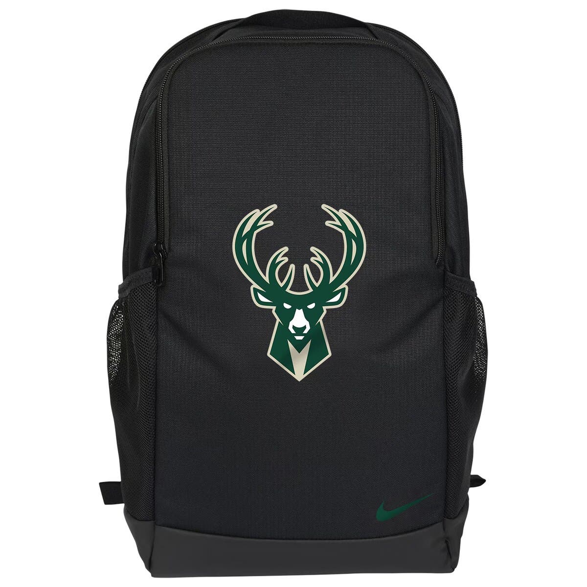 Nike Black Milwaukee Bucks Brasilia Backpack, Main, color, Black