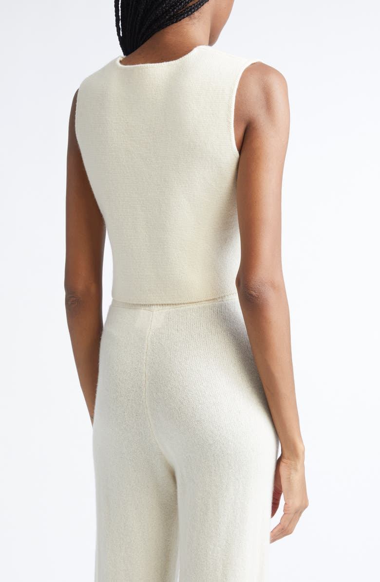 Cinq à Sept Mykah Cashmere Sweater Vest, Alternate, color, Ivory