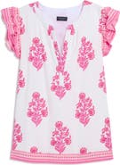 vineyard vines Adare Floral Double Ruffle Sleeve Top