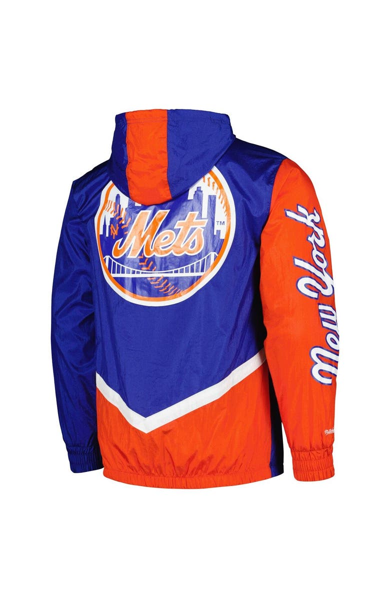 Mitchell & Ness Men's Mitchell & Ness Royal New York Mets Undeniable Full-Zip Hoodie Windbreaker Jacket, Alternate, color,