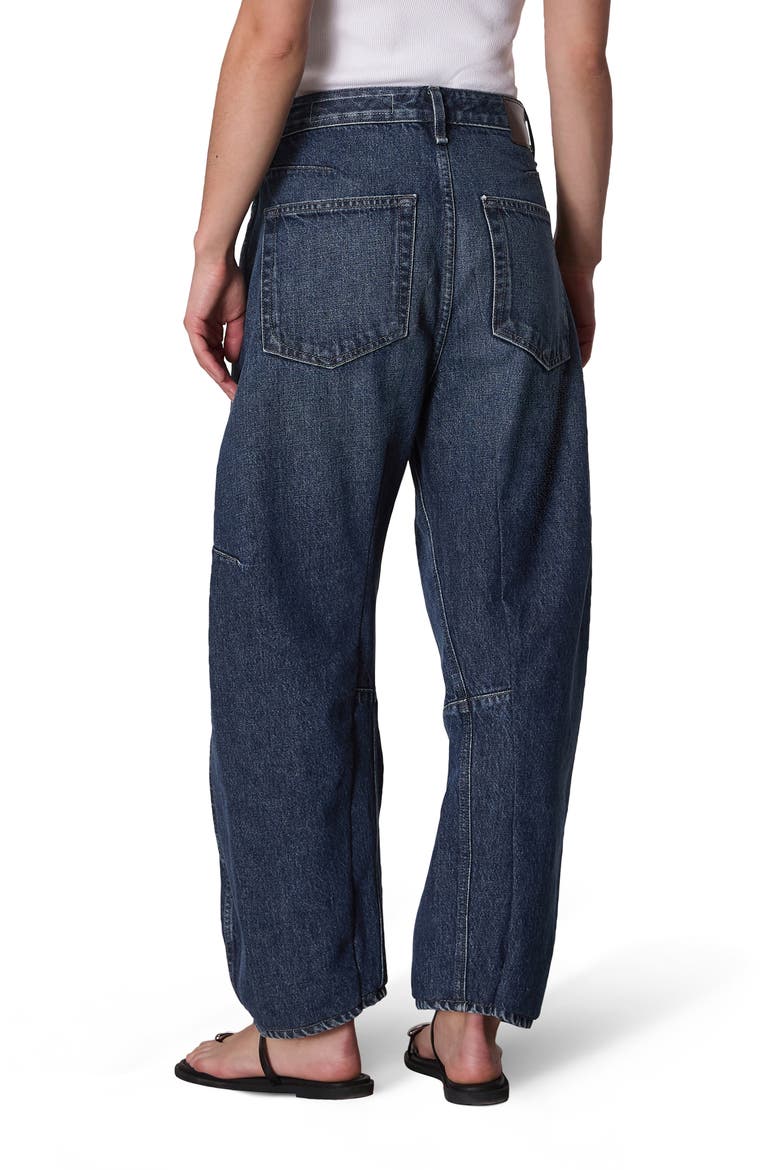 Charlie High Waist Barrel Jeans, Alternate, color, TEO