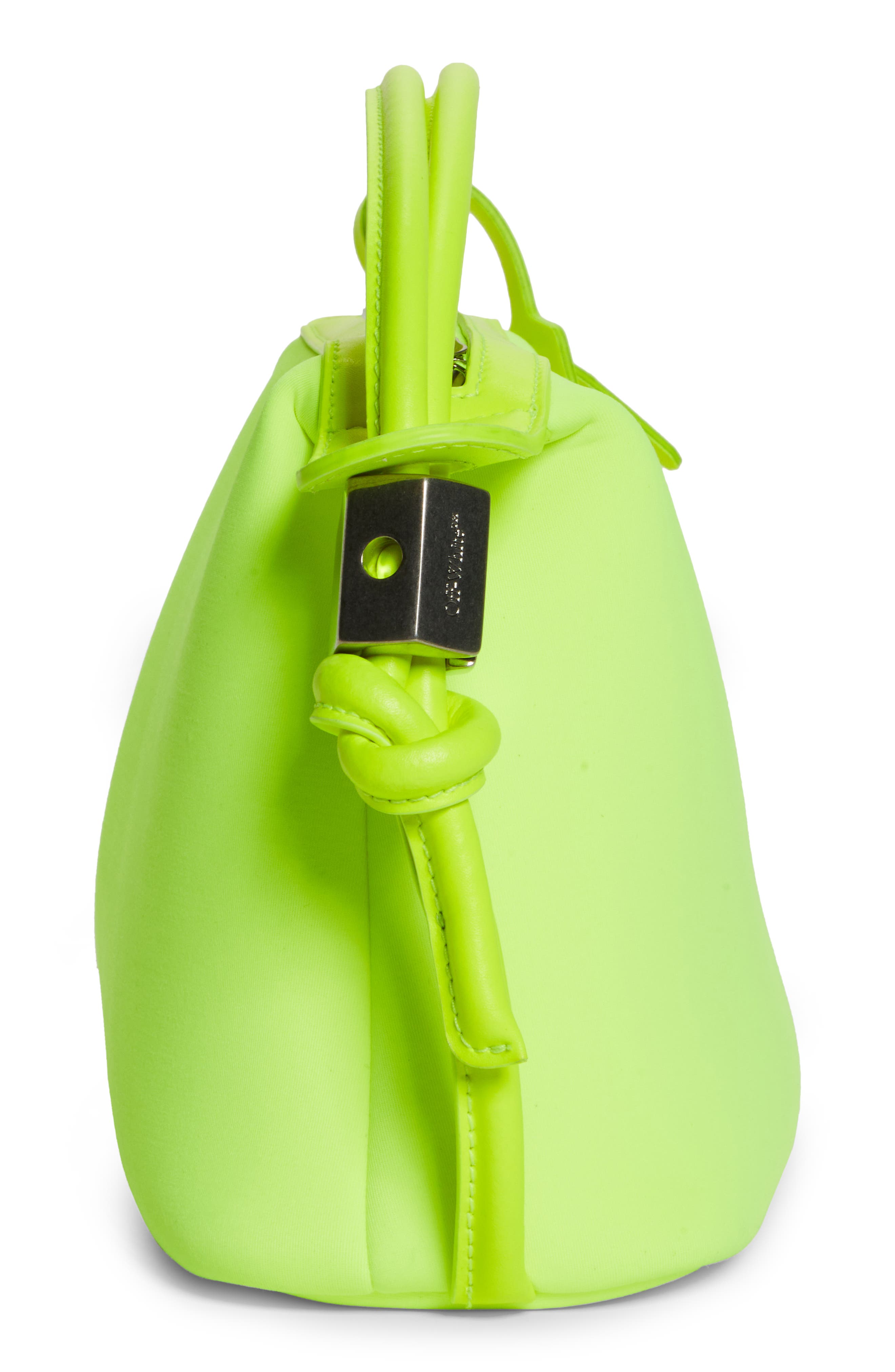 Off-White Slide Scuba Knit Hobo Bag, Alternate, color, 