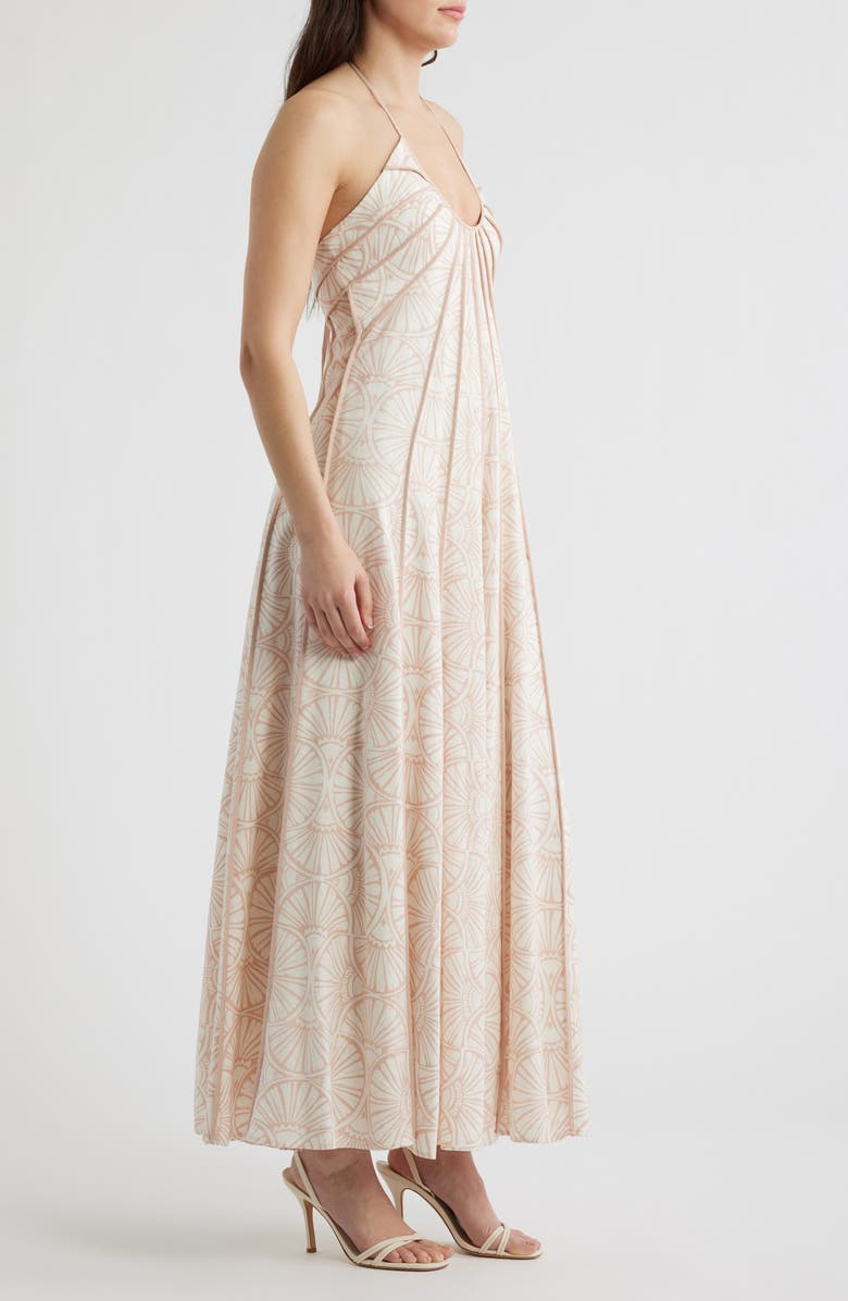Parker The Novia Halter Maxi Dress, Alternate, color, Cameo Rose