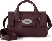Mulberry Mini Bayswater Grained Leather Handbag