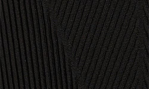 Balmain Strapless Knit Body-con Bustier Dress In Black