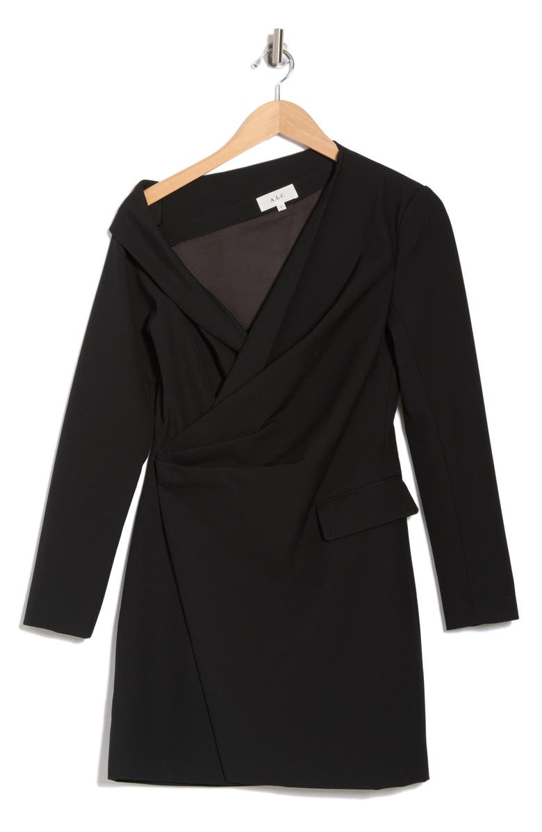 A.L.C. Skyla One-Shoulder Long Sleeve Dress, Alternate, color, 