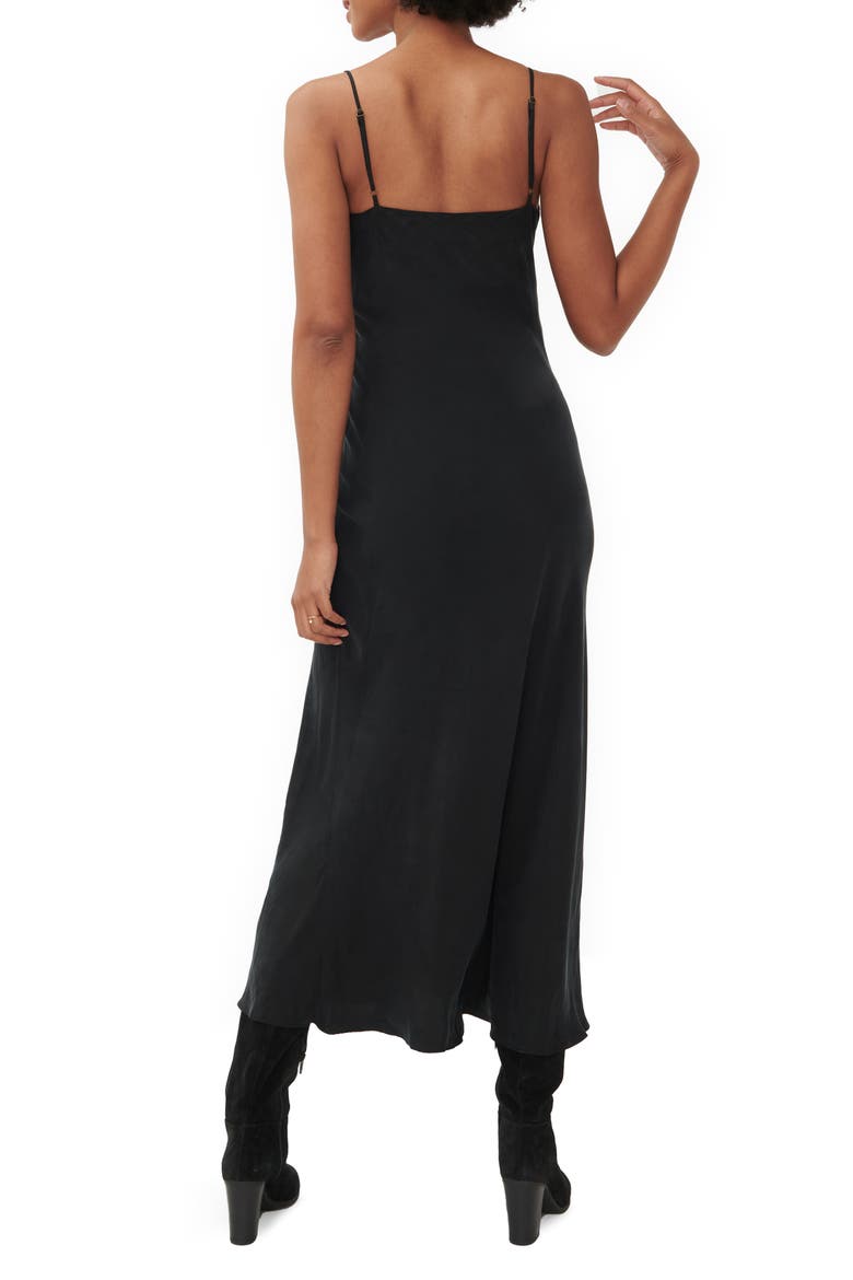The Ricky Slip Dress, Alternate, color, BLACK