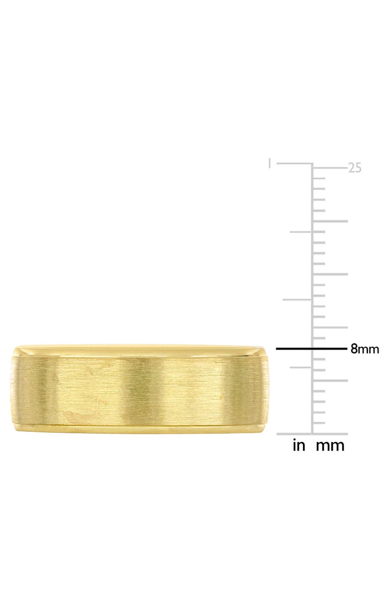 Julianna B. Men's 8mm Brushed Finish Wedding Band 14k, Alternate, color, 