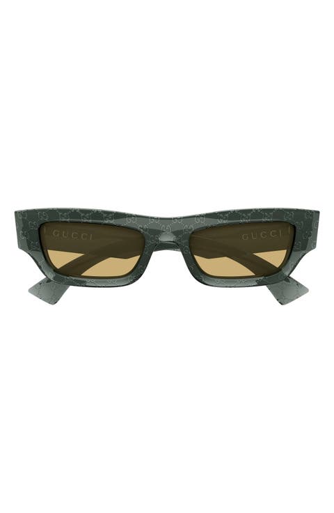 52mm Rectangular Sunglasses