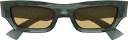 Gucci 52mm Rectangular Sunglasses