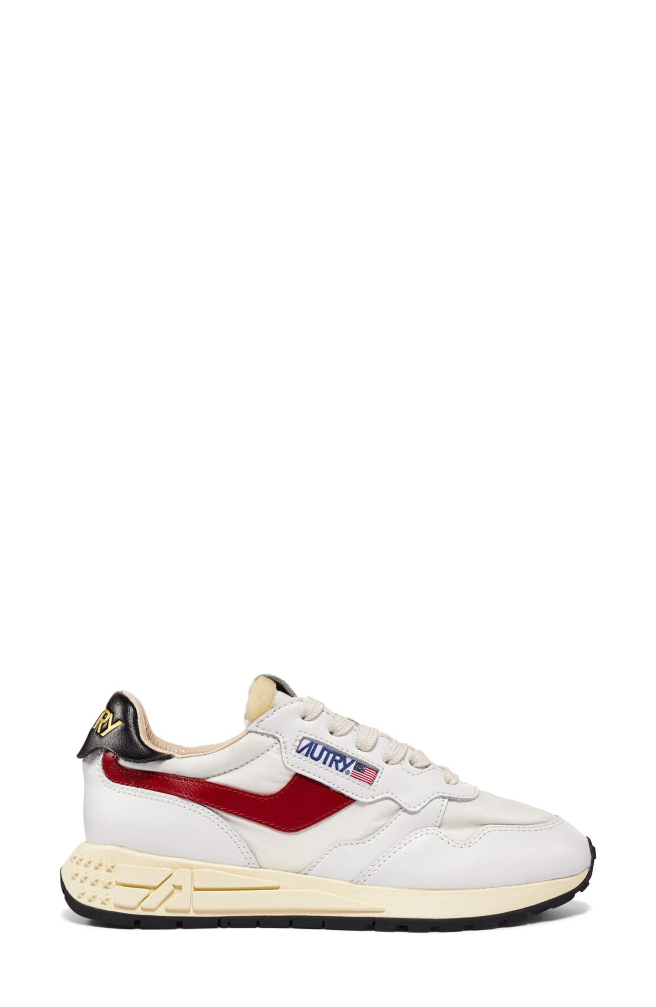 Reelwind Sneaker, Alternate, color, WHITE/ RED