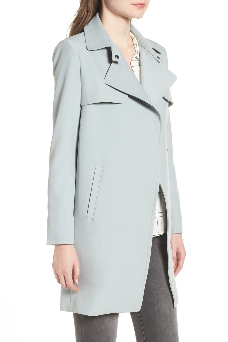 Drape Trench, Alternate, color, SEAFOAM