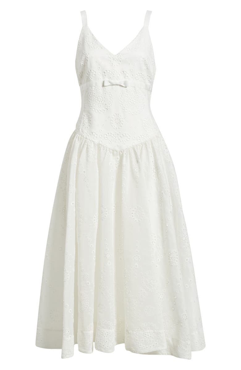 LIKELY Breena Eyelet Midi Sundress, Alternate, color,