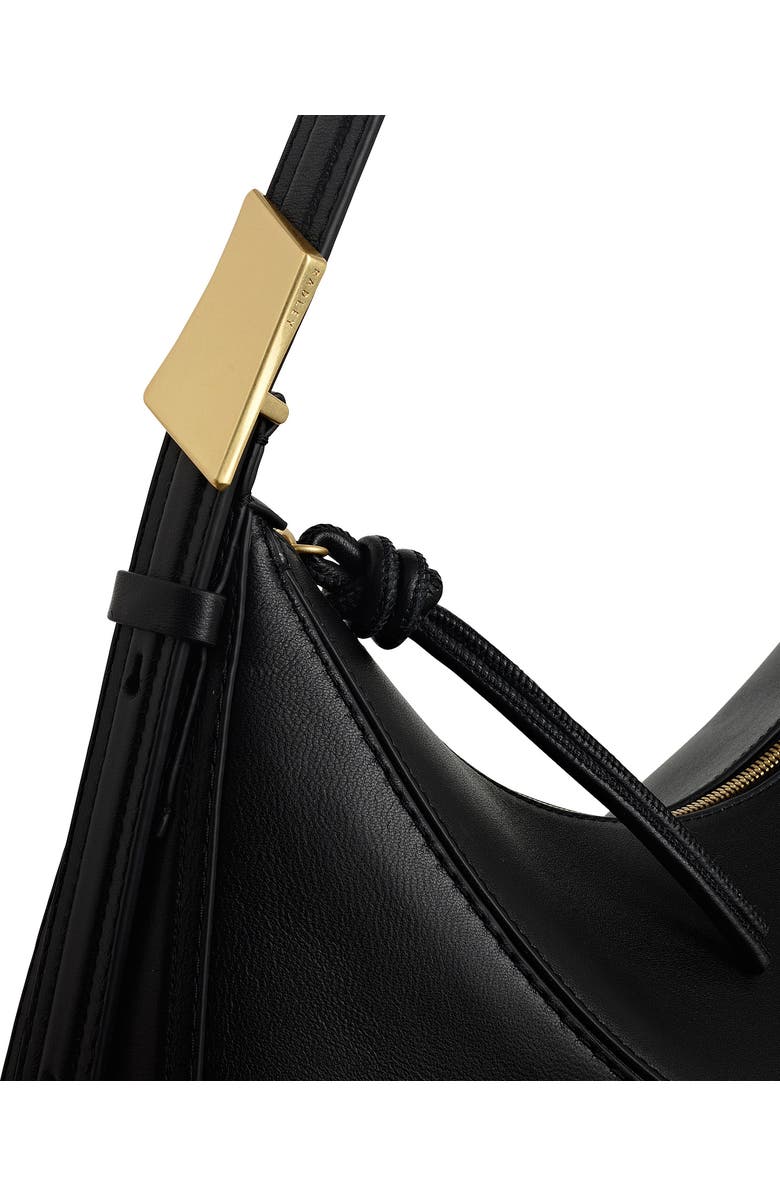 Radley Bliss Crescent Large Ziptop Shoulder Bag, Alternate, color, Black