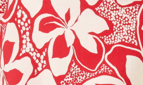 L*space Lspace All I Need Long Sleeve Cover-up Minidress In Red