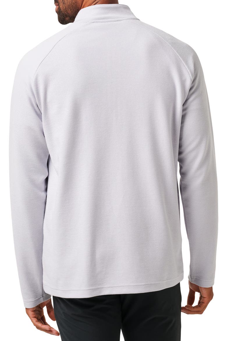 Thermal Quarter Zip Pullover, Alternate, color, HEATHER LIGHT GREY