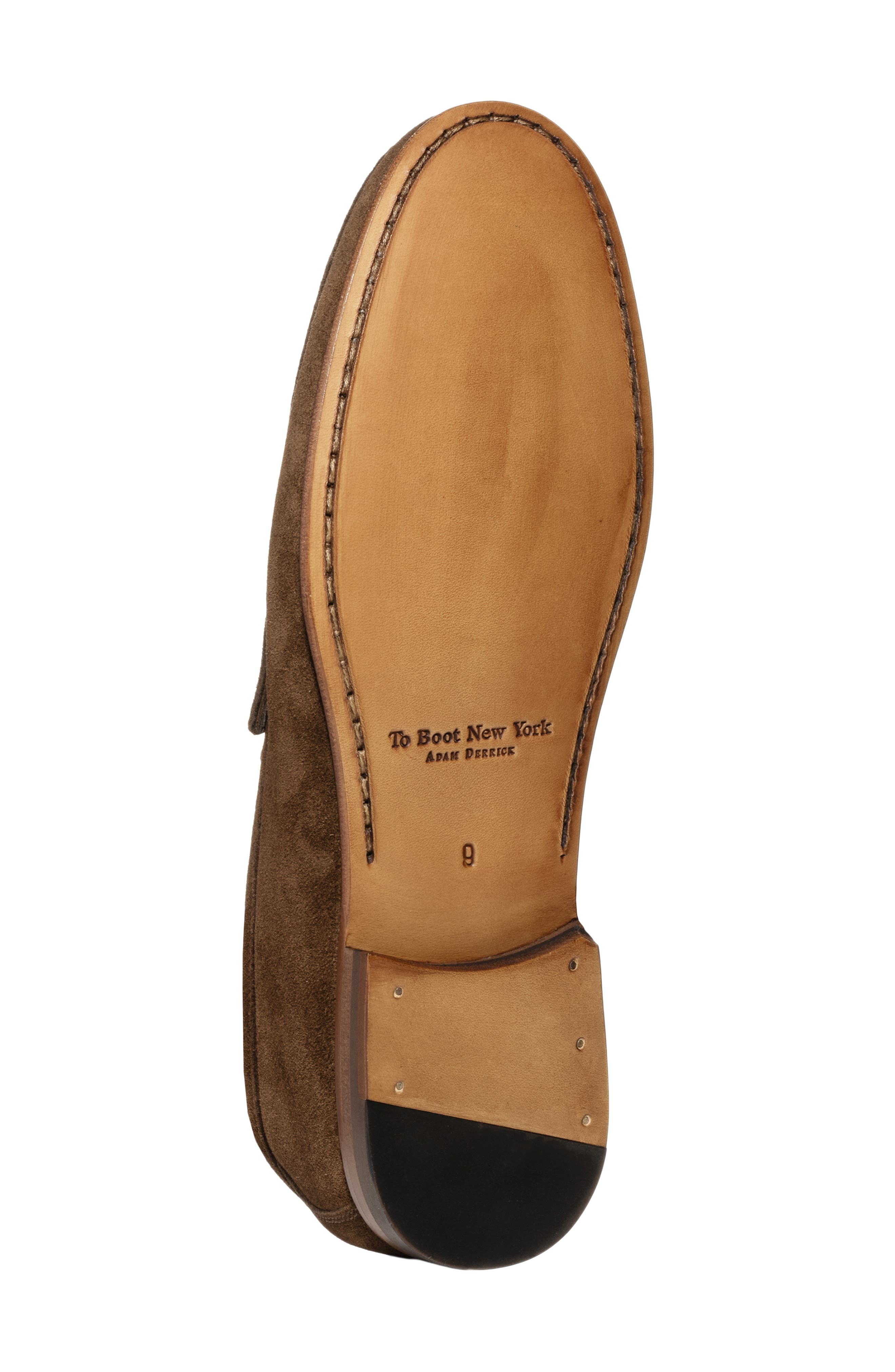 TO BOOT NEW YORK Dylan Suede Penny Loafer, Alternate, color, Softy Chocolate