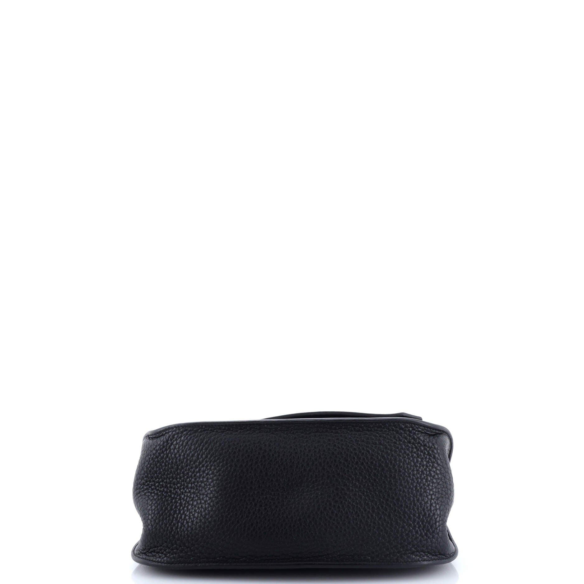 Pre-Owned Hermes Jypsiere Bag Clemence 28, Alternate, color, Noir