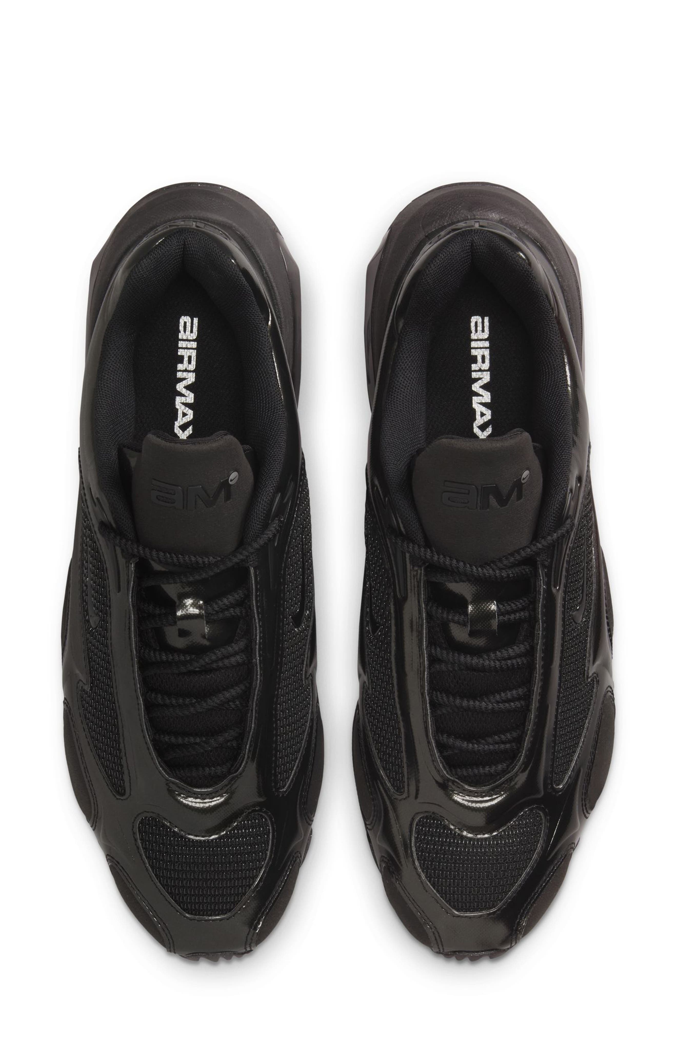 Nike Air Max Muse Sneaker, Alternate, color, Black/ Black/ Metallic Silver