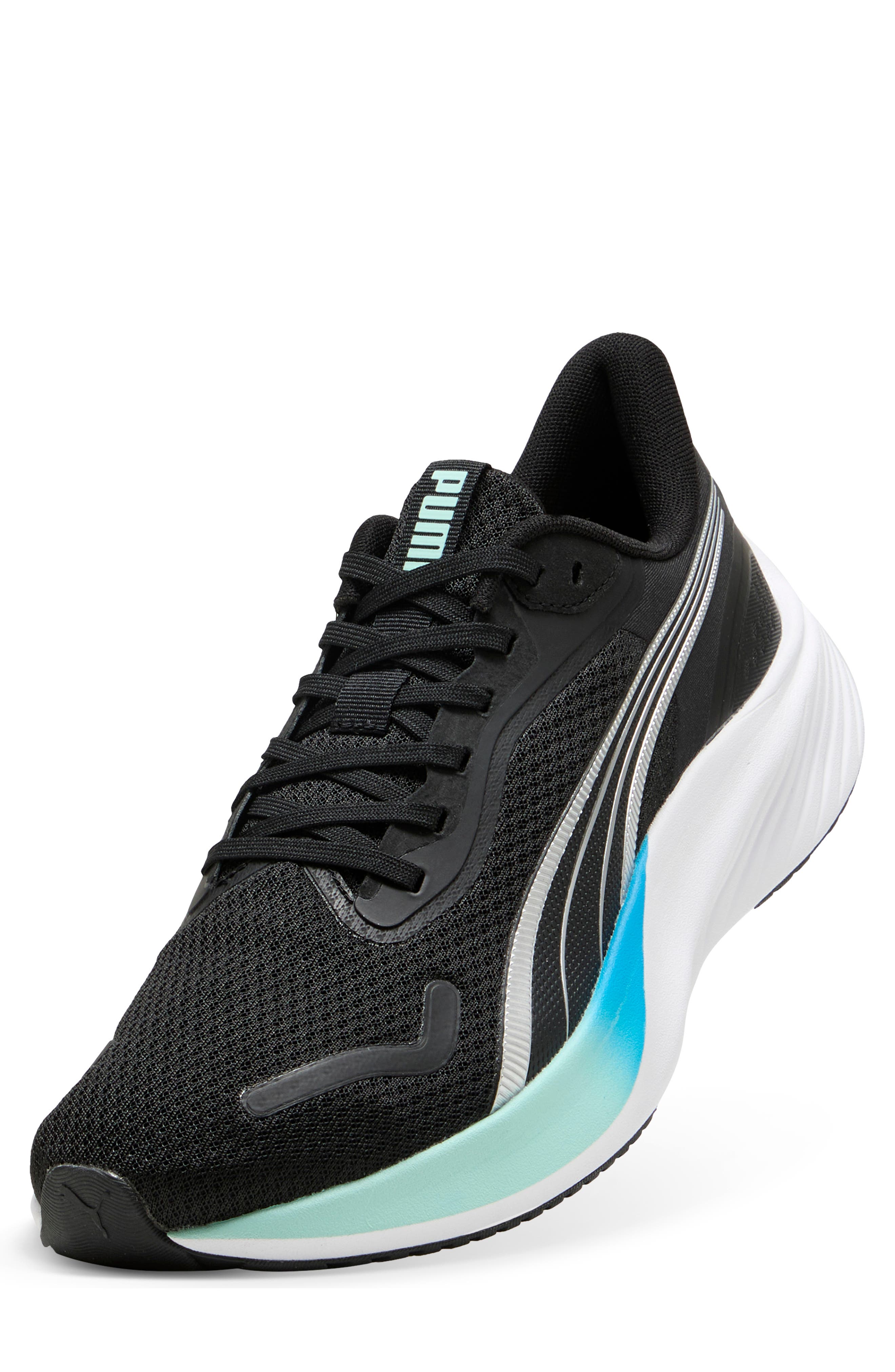 PUMA Pounce Lite Running Shoe, Alternate, color, Black