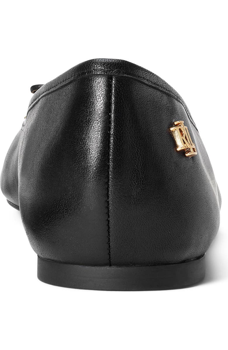 Ralph Lauren Jayna Ballet Flat, Alternate, color, Black