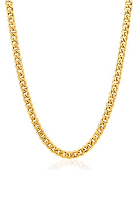Mens' 6mm Curb Link Chain Necklace