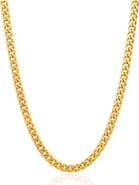 INVICTA Mens' 6mm Curb Link Chain Necklace