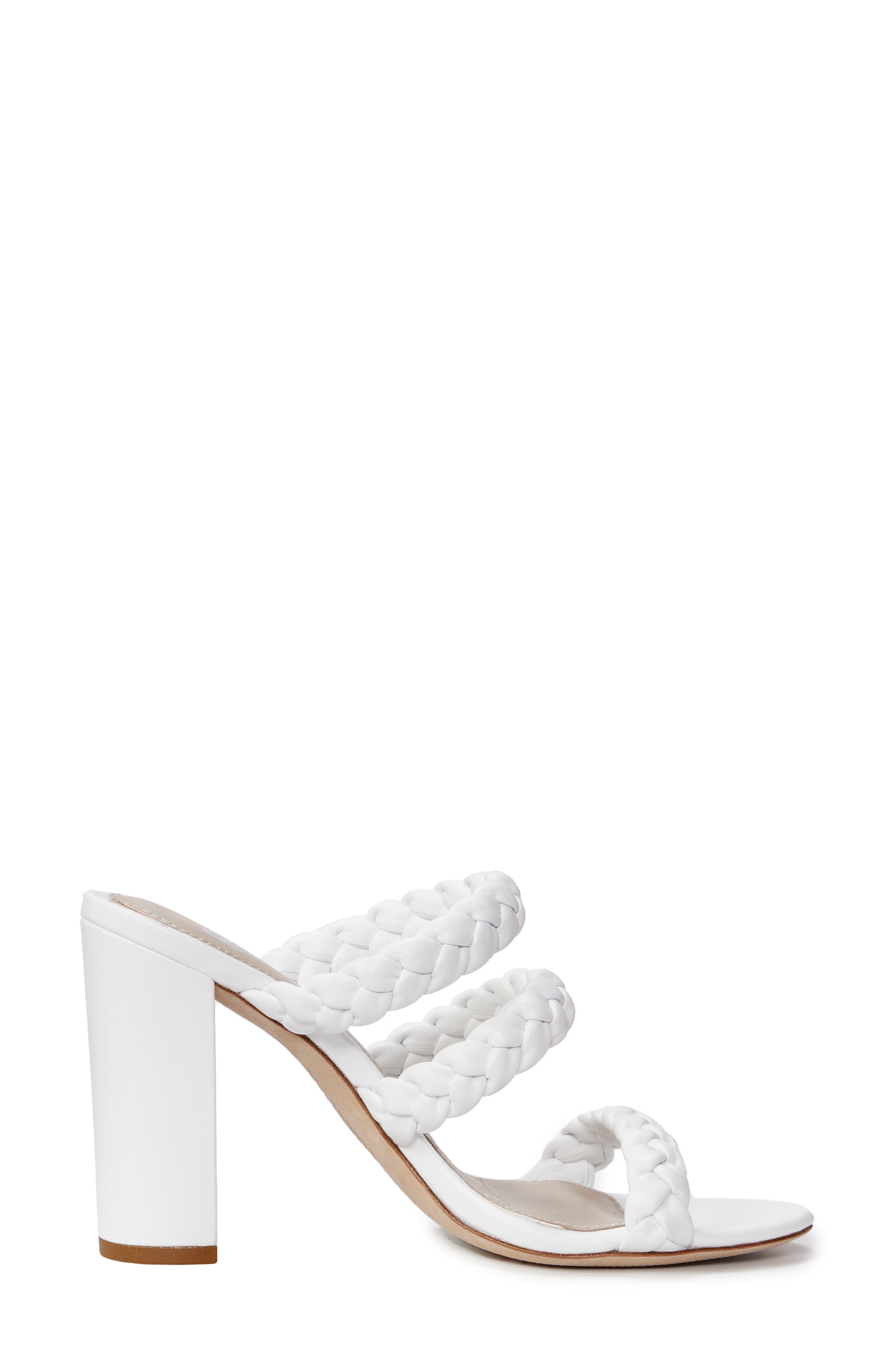 PAIGE Braided Nora Sandal, Alternate, color, White