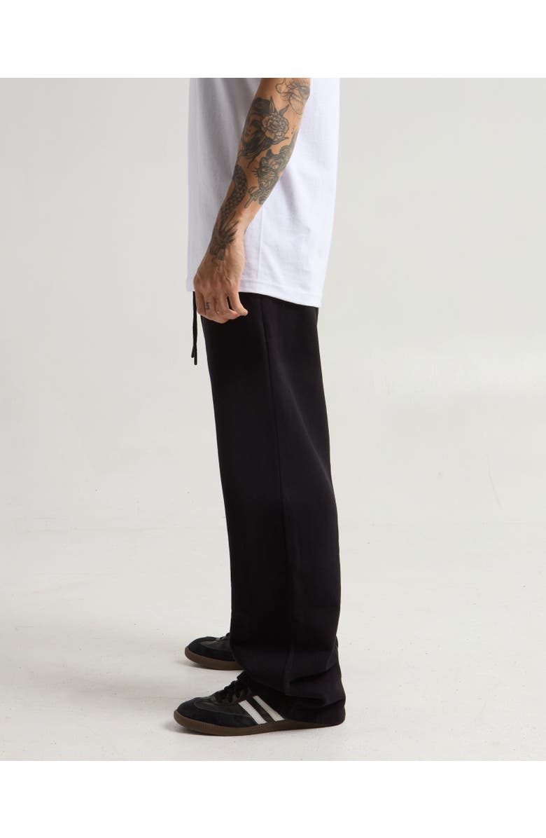 Shaka Wear Garment Dye Straight Leg Sweatpants, Alternate, color, Black