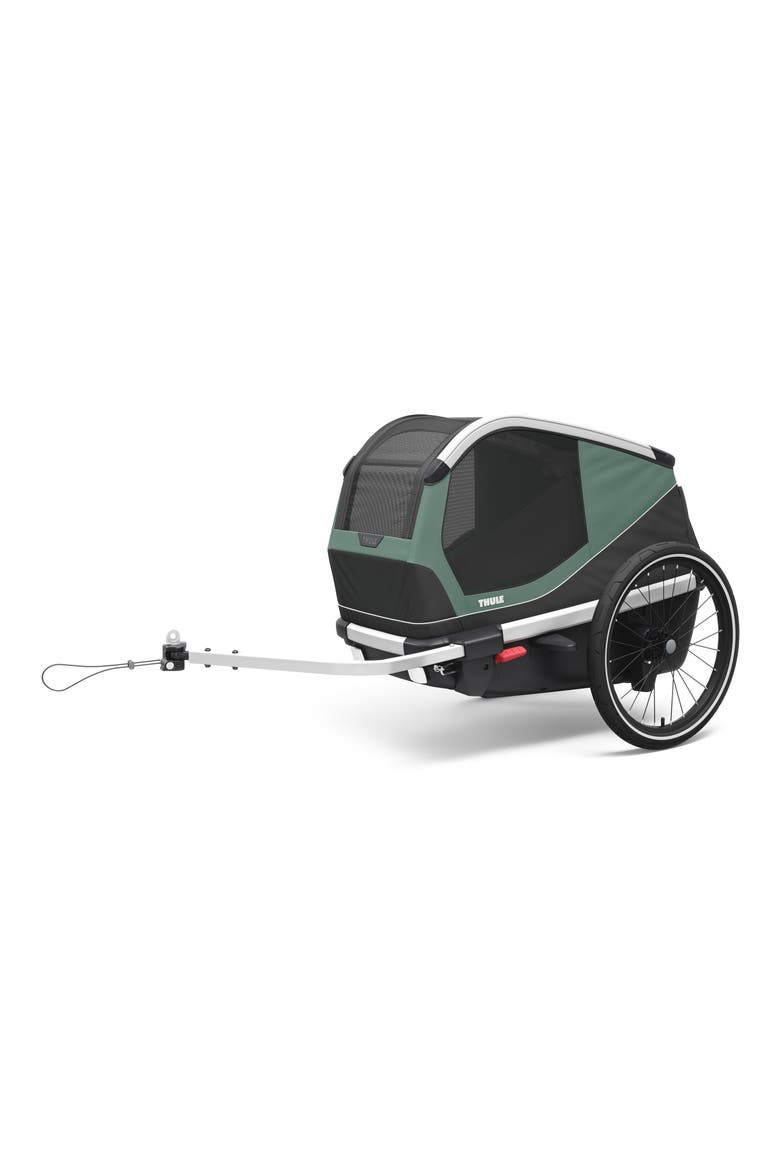 Bexey Dog Bike Trailer, Main, color, HAZY GREEN