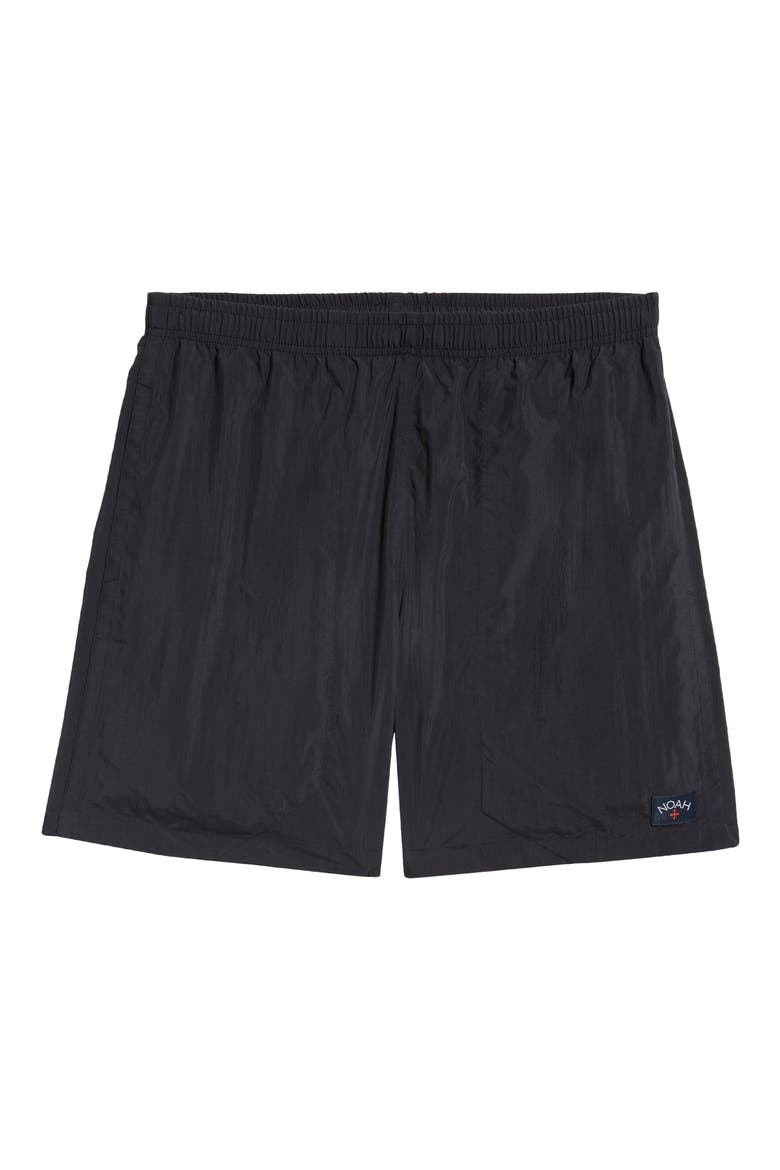 Core Logo Patch Swim Trunks, Alternate, color, NAVY