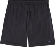 Noah Core Logo Patch Swim Trunks