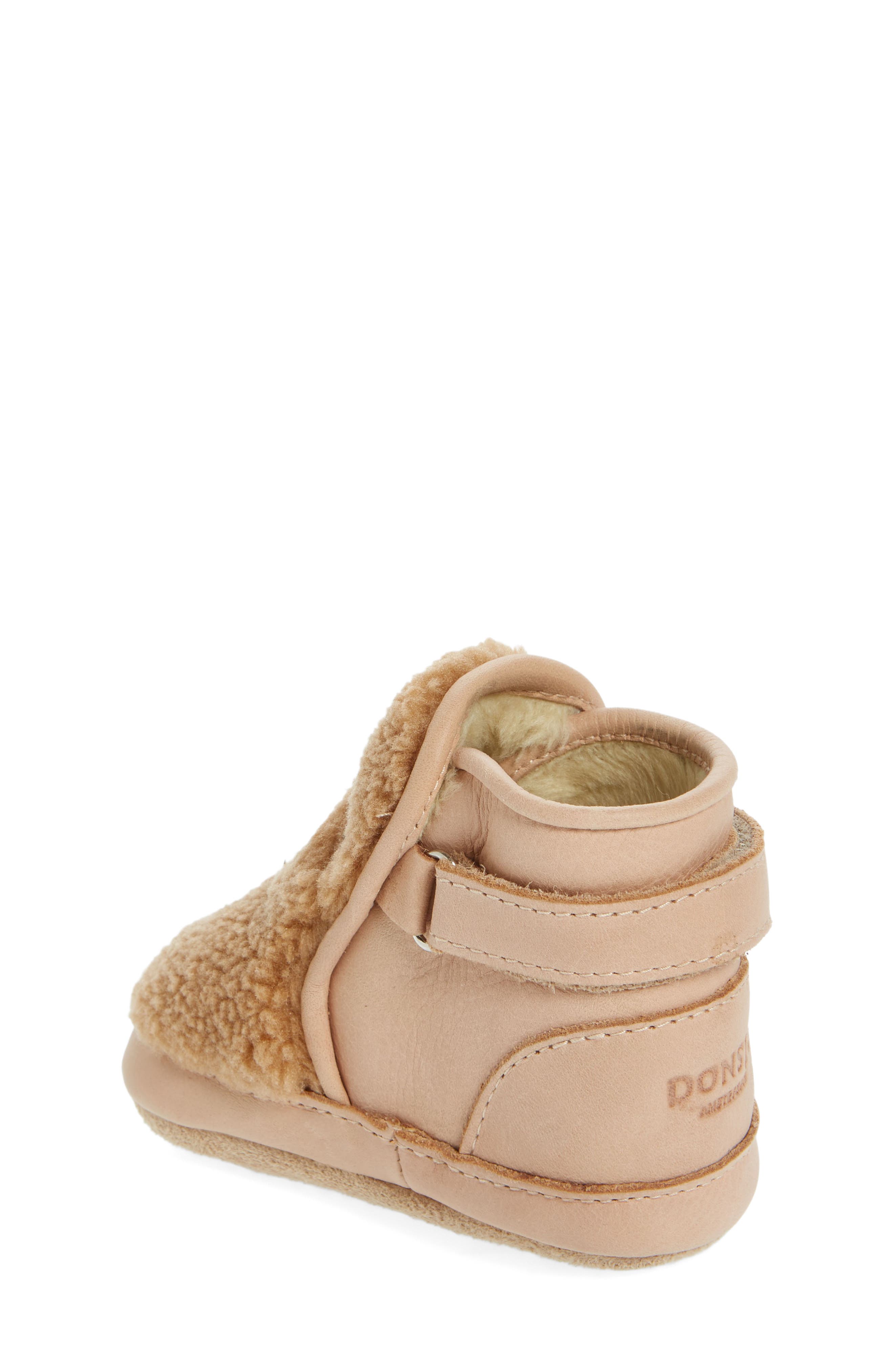 DONSJE Kids' Richy Teddy Bear Faux Fur Slip-On Shoe, Alternate, color, 