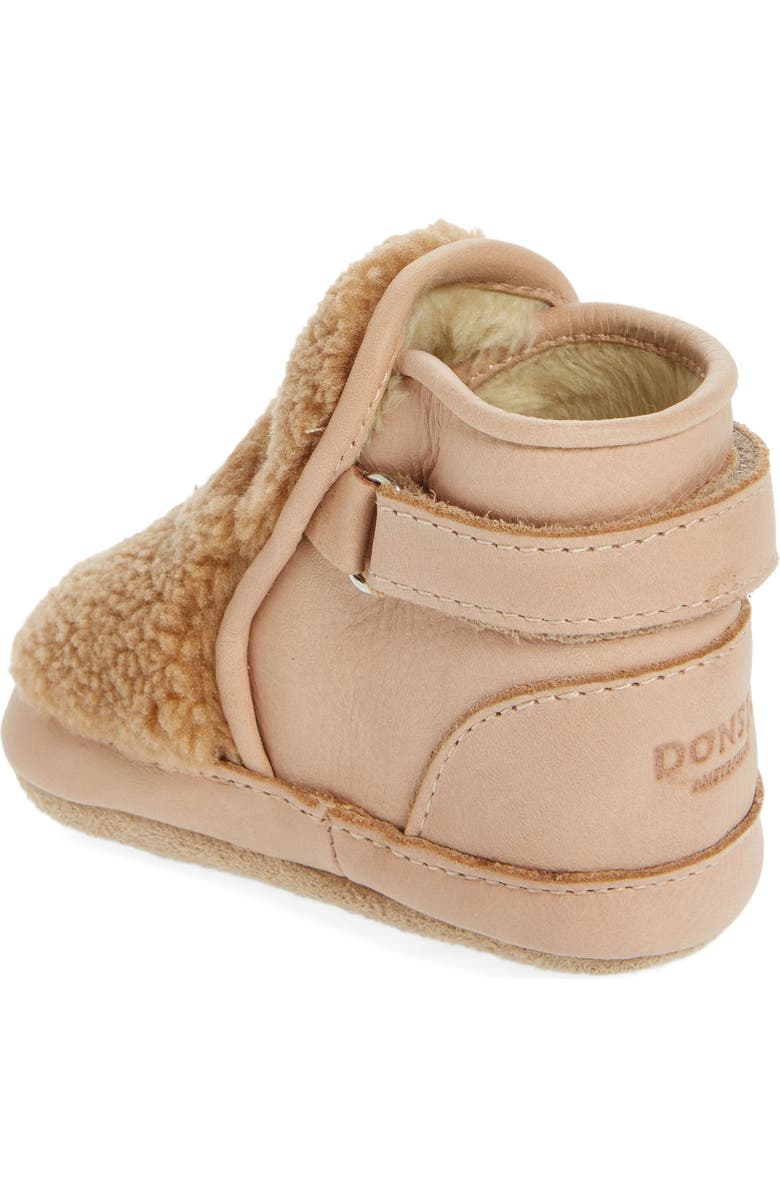 DONSJE Kids' Richy Teddy Bear Faux Fur Slip-On Shoe, Alternate, color,