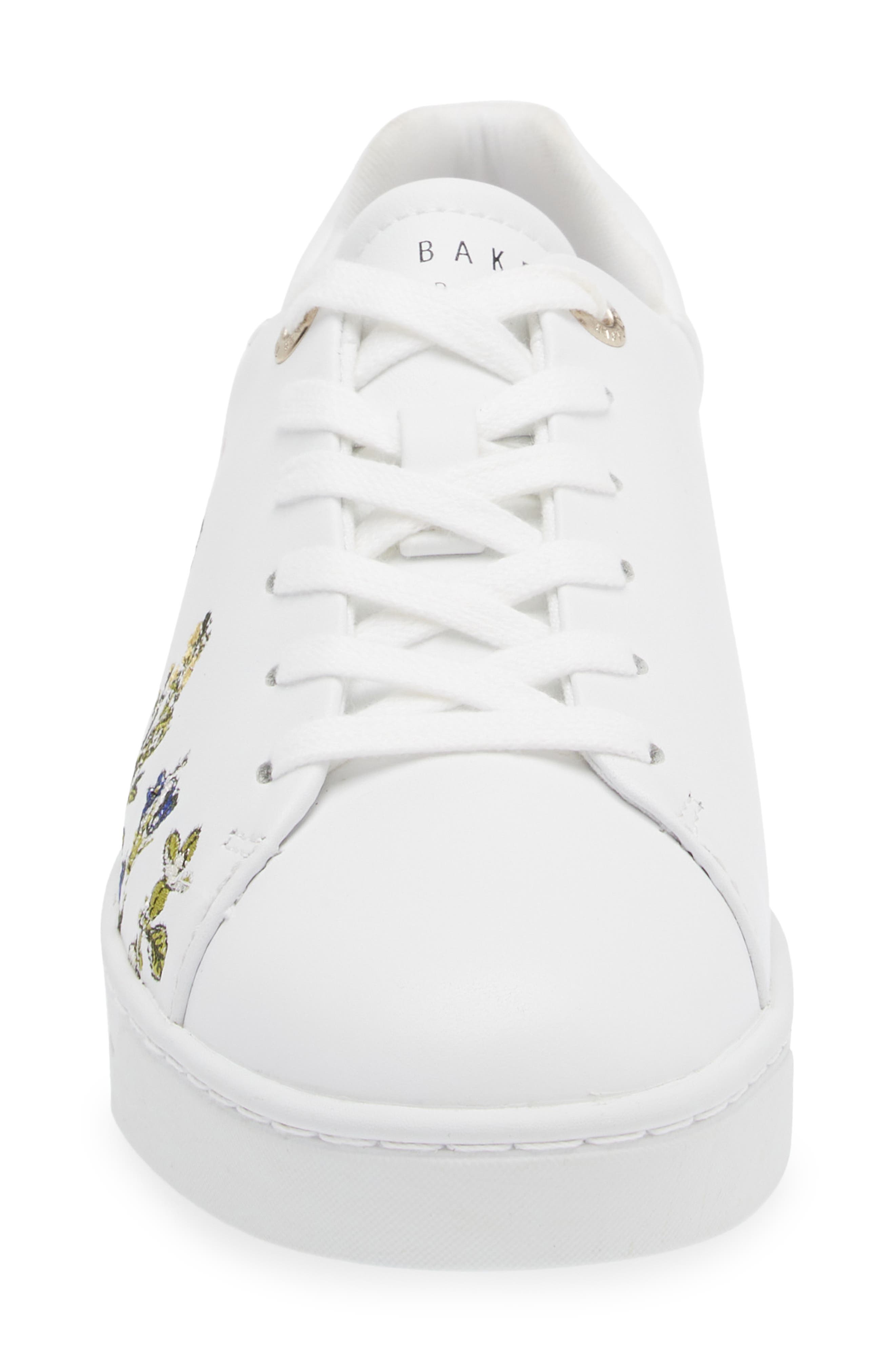 Ted Baker London Acea Bouquet Embroidred Sneaker, Alternate, color, 
