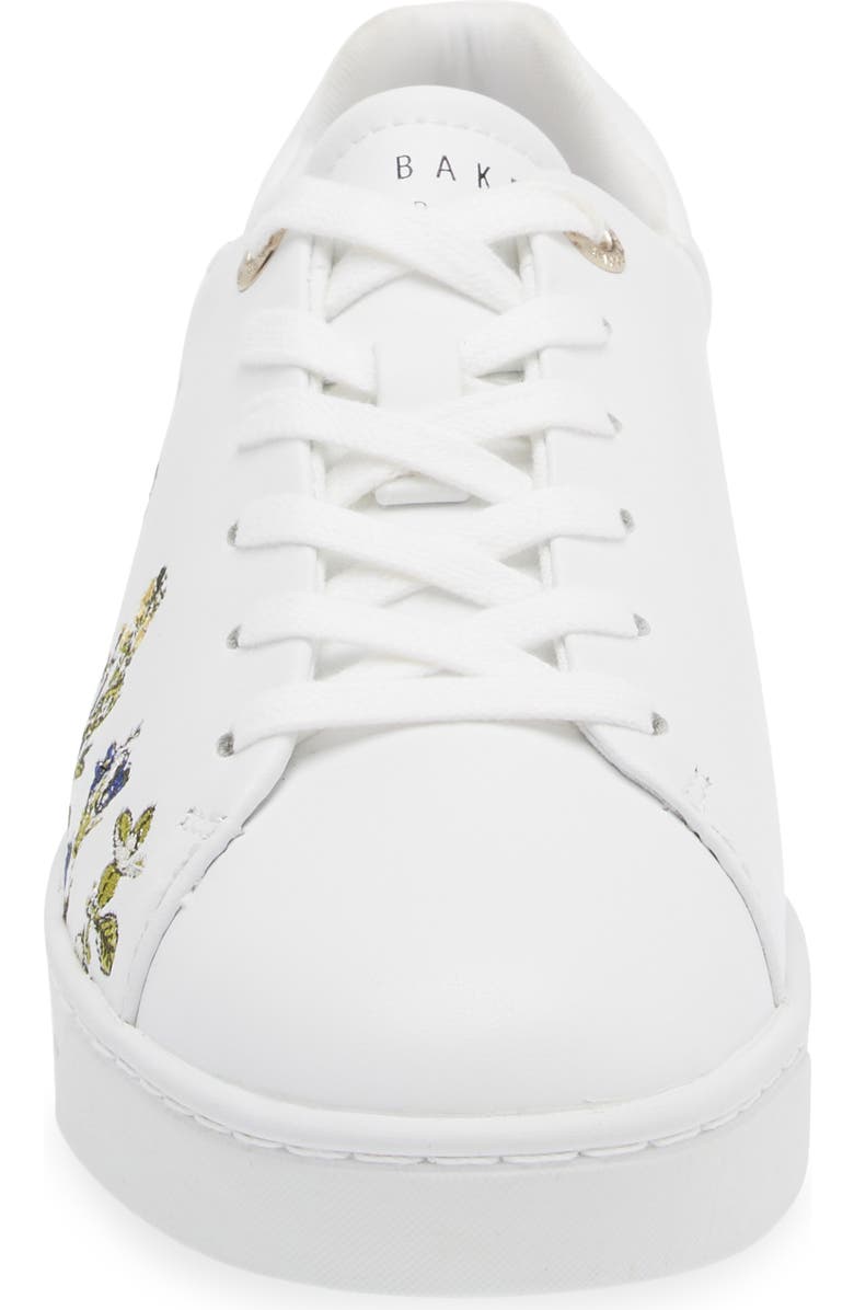 Ted Baker London Acea Bouquet Embroidred Sneaker, Alternate, color,