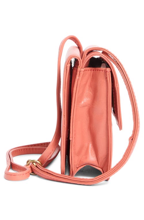 Hobo Jill Leather Wallet Crossbody Bag In Cherry Blossom