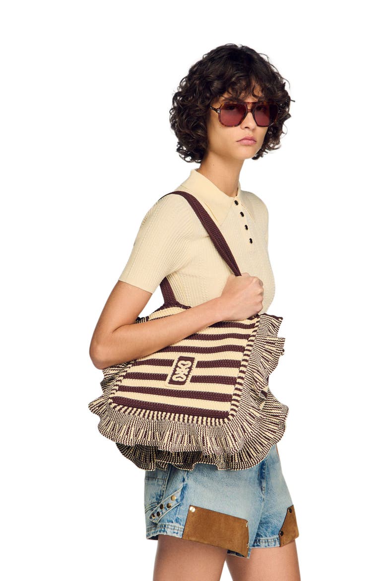 Knit polo shirt, Alternate, color, Vanilla