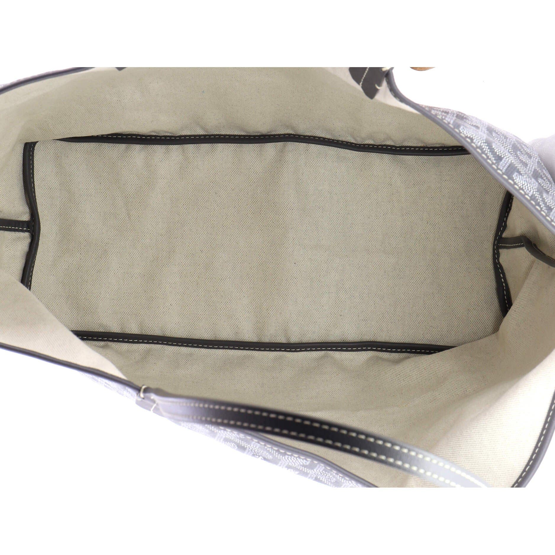 Pre-Owned Goyard Saint Louis Tote Coated Canvas PM, Alternate, color, Gray