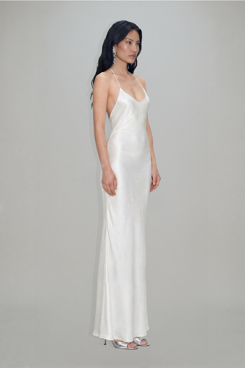 Eden Slip Dress, Alternate, color, Ivory