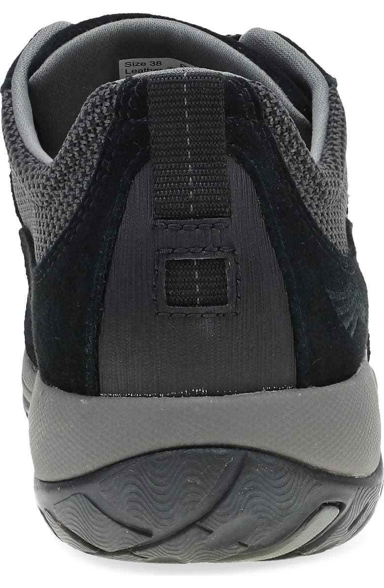 Dansko 'Paisley' Waterproof Sneaker, Alternate, color, Black Suede/ Grey Smooth